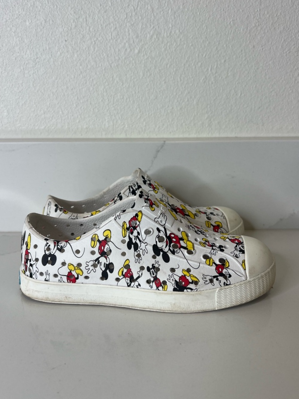 Native Toddler Shoes size 13 Mickey Disney Print
